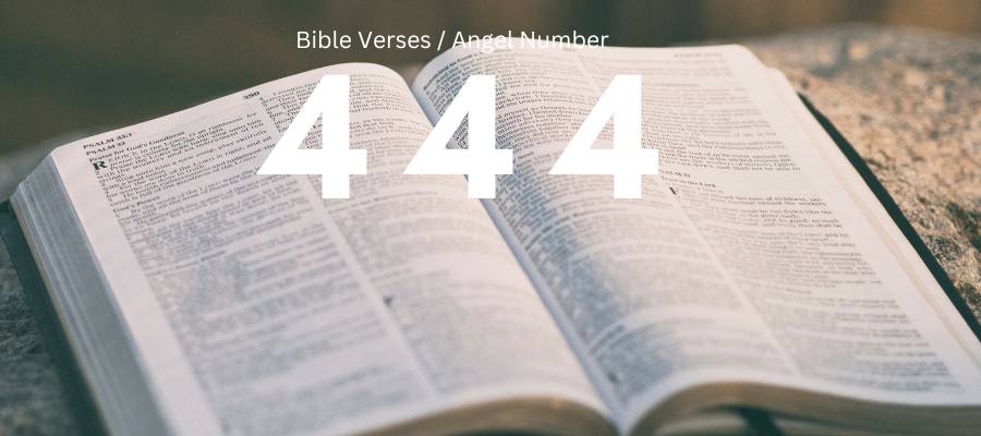 angel number, 444, bible verses